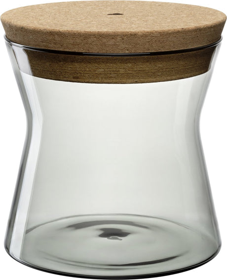 Barattolo portaoggetti Leonardo forma x 16 cm grigio