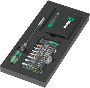 Inserto in schiuma Wera 9750 con Kraftform Kompakt e Tool Check Plus Set 1, 57 pezzi - 05150150001