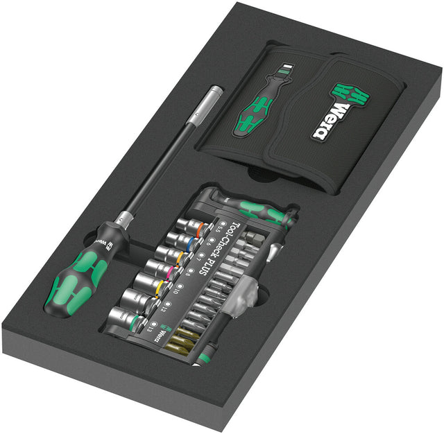 Inserto in schiuma Wera 9750 con Kraftform Kompakt e Tool Check Plus Set 1, 57 pezzi - 05150150001