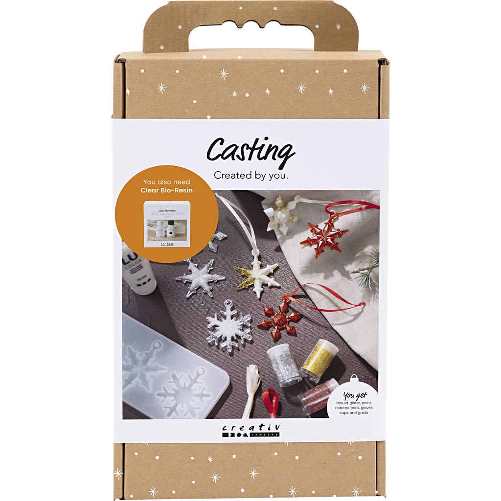 Set hobby aziendale creativo per la fusione dei fiocchi di neve