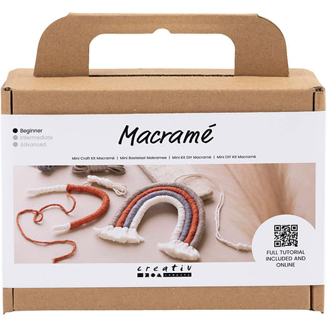 Azienda creativa https: www.cchobby.nl mini-hobbyset-macrame-rainbow-1-doos