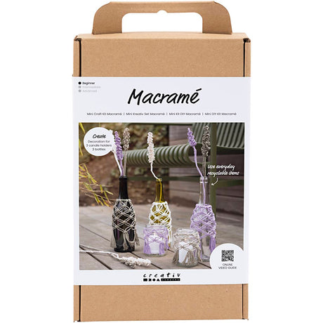Creative Company Hobbyset Macrame Glass Decoration