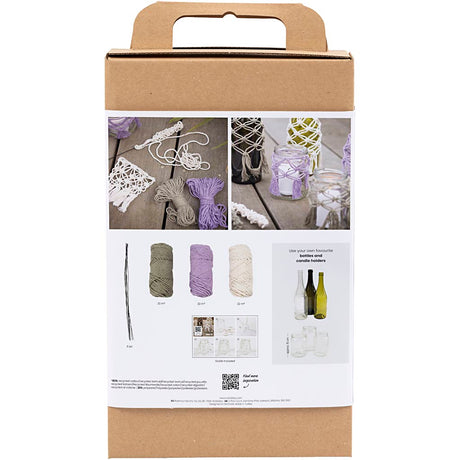 Creative Company Hobbyset Macrame Glass Decoration