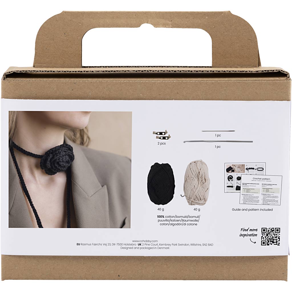 Azienda creativa https: www.cchobby.nl mini-hobbyset-uncinetto-bag-with-rose-1-box