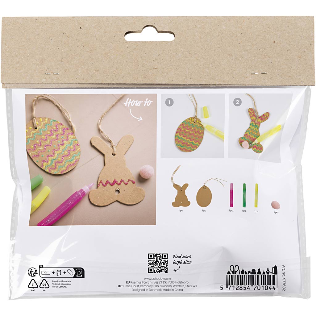 Mini set hobby della Creativ Company Decorazione con figure pasquali