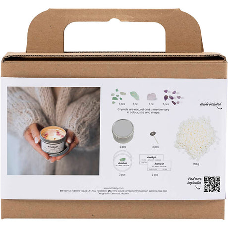Azienda creativa https: www.cchobby.nl mini-hobbyset-candles-making-soy-candle-with-aventurien-and-amethyst-creme-off-white-1-doos