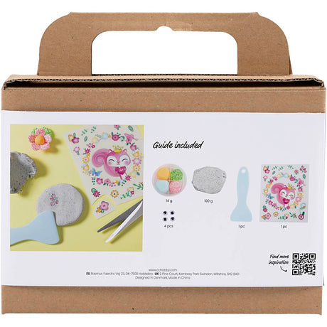 Azienda creativa https: www.cchobby.nl mini-hobbyset-pietra-da-modellare-con-insetti-grigio-rosa-chiaro-turchese-chiaro-1-scatola