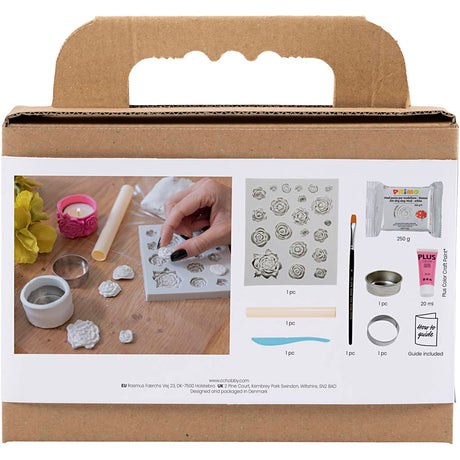 Azienda creativa https: www.cchobby.nl mini-hobbyset-boetseren-theelichthouders-roze-1-doos