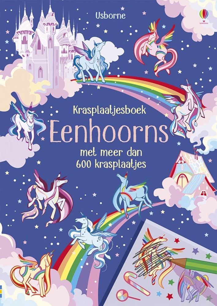Libro gratta e vinci con unicorni degli editori WPG. 5+