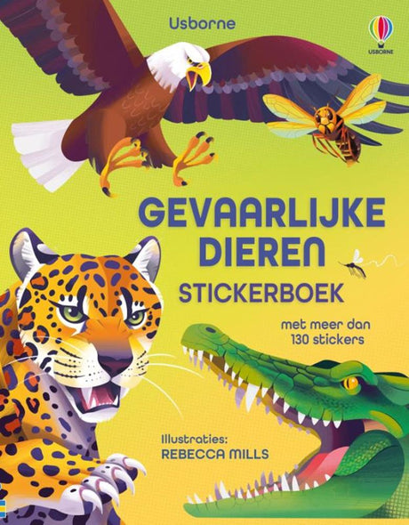 Libro di adesivi: animali pericolosi. 5+