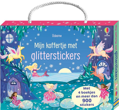 La mia valigia con adesivi glitterati 3+