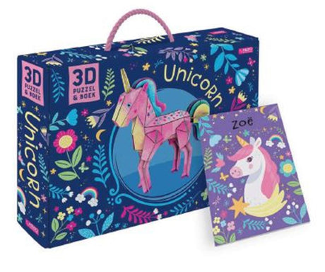 Libro dell'editore Rebo + modello 3D unicorno - 47 pz.