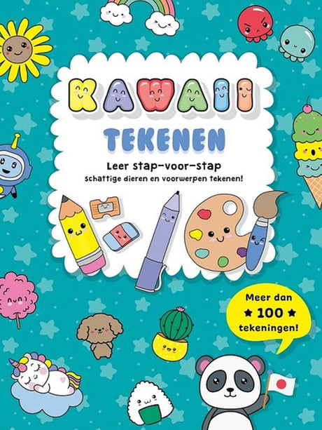 Disegno kawaii degli editori Rebo. 3+