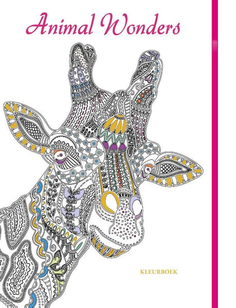 Libro da colorare degli editori Rebo: meraviglie degli animali per adulti