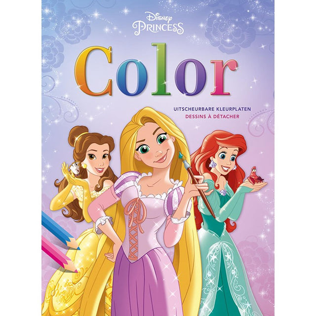 Deltas Disney Princess - libro da colorare - blocco con pagine da colorare a strappo