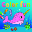 Delta libro da colorare animali acquatici