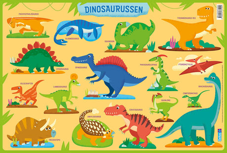 Sottobicchieri educativi Deltas prescolare - dinosauri