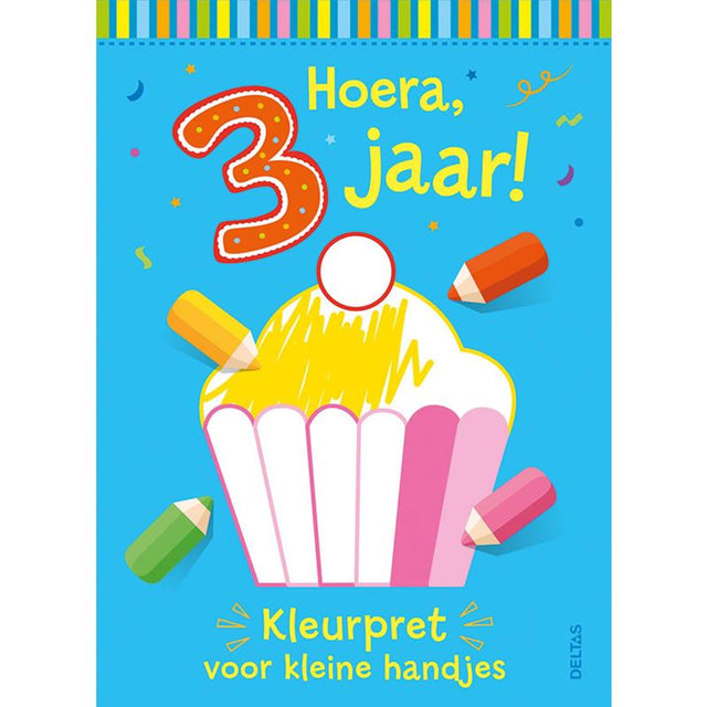 Divertimento da colorare con i Delta per le manine dei più piccoli, evviva, 3 anni!