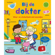 Il libro da colorare e con adesivi di Delta con parole - nello studio del medico