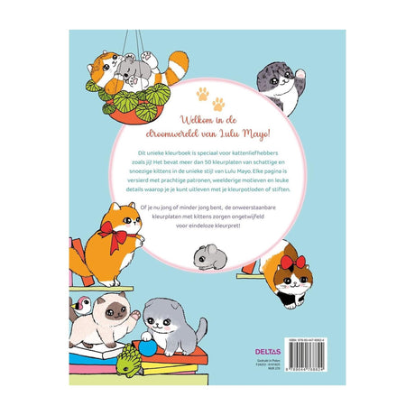 Libro da colorare dei simpatici gattini di Delta