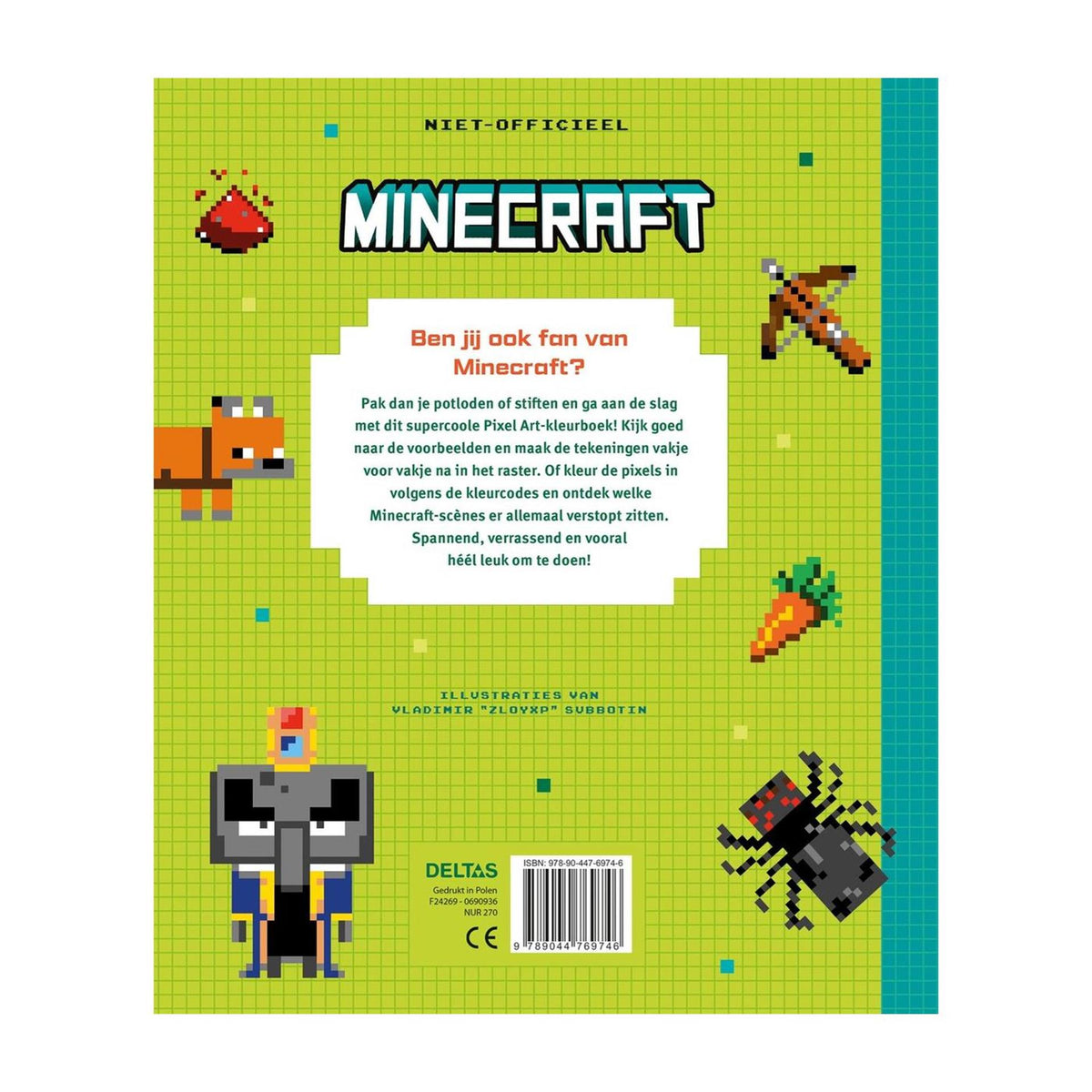 Divertimento con la colorazione dei pixel di Deltas Minecraft