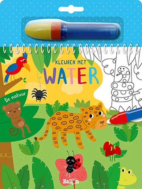 Colorare i palloncini con l'acqua: la natura. 4+