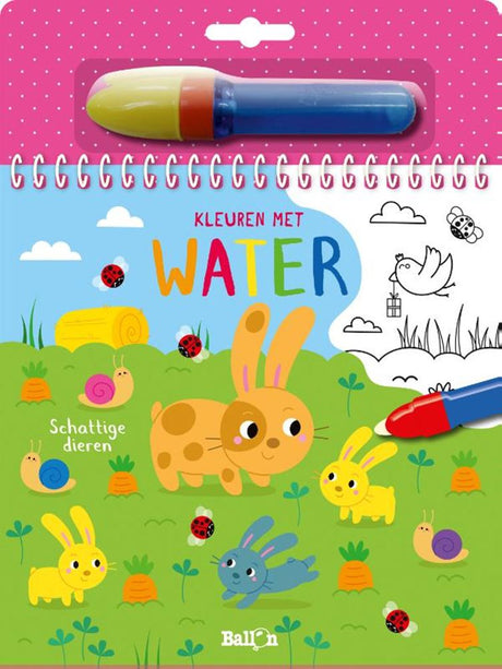 Palloncino da colorare con acqua: simpatici animali. 3+