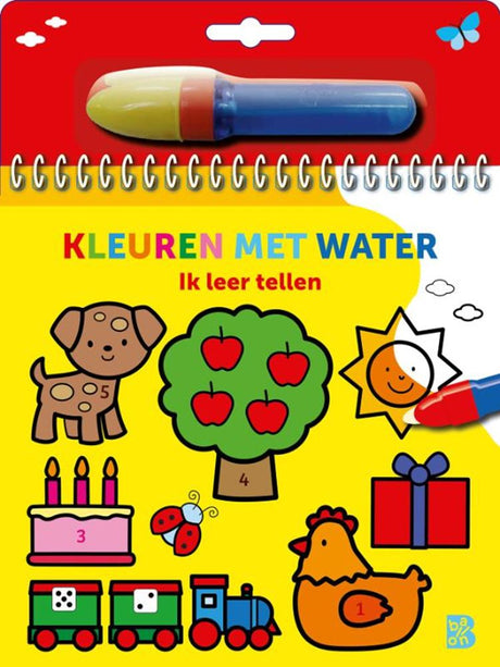 Colorazione standard dell'editore con acqua: imparo a contare 3+