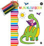 Il libro da colorare con palloncini e matite - dinosauri