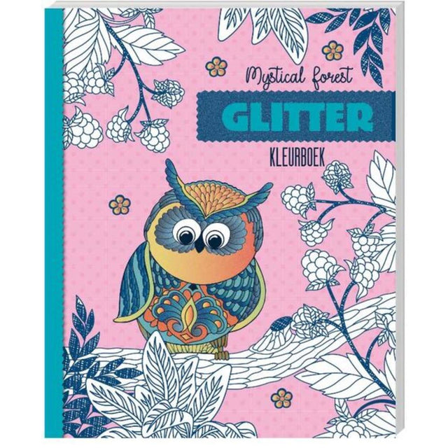 Imagebooks, libro da colorare glitterato della foresta mistica, 60 pagine