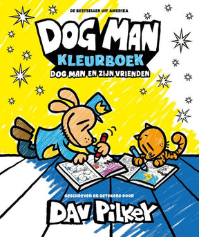 Libro da colorare cane uomo degli editori WPG 4+