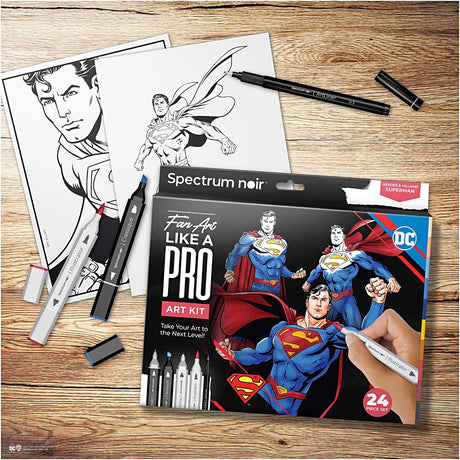 Azienda creativa https: www.cchobby.nl hobbyset-illustrazione-superman-diverse-colors-1-doos