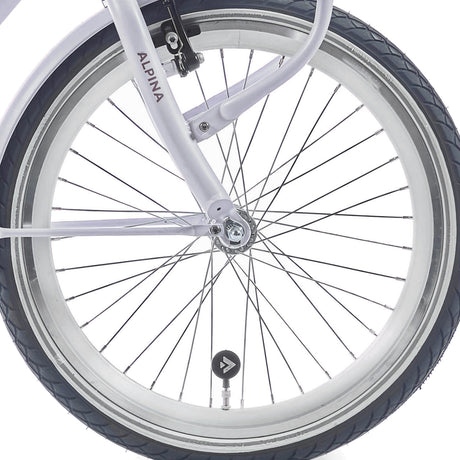 Ruota anteriore Alpina 20 hlqc ocean clubb silver zinc spk