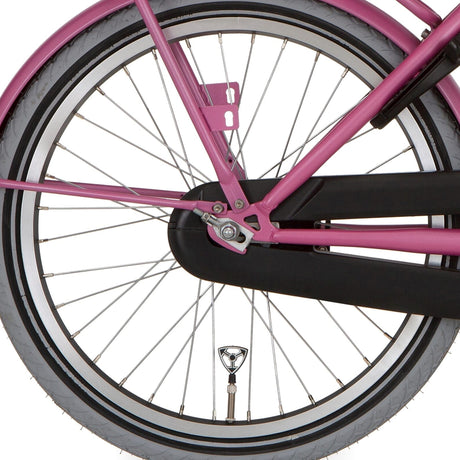 Ruota posteriore Alpina 22 hlq-10a-1 zinco nero spk