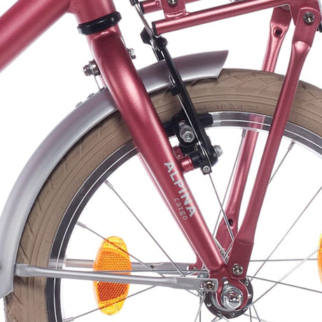 FORK ALPINA 16 BERRY BERRY RED MATT
