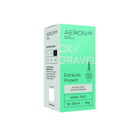 Aeron tpu aeron tpu cx gravel - extralite proteggi 32-52 valvola presta 42 650b - 700c