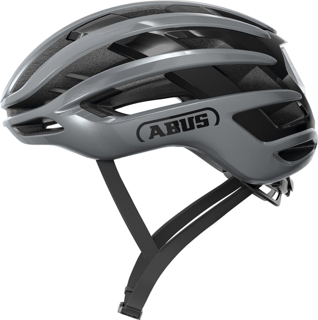 Casco Abus airbreaker 2.0 argento grafite l 57-61 cm