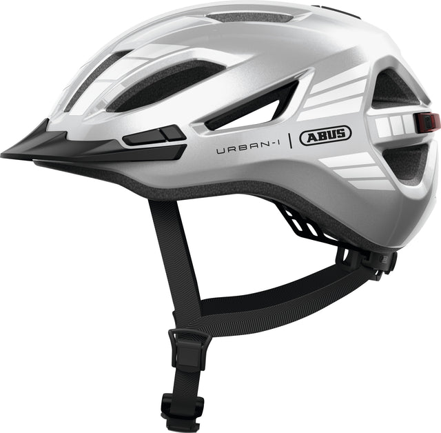 Casco Abus urban-i 4.0 signal argento m 54-58cm