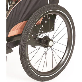 Rimorchio per bambini con ruota da allenamento Bobike