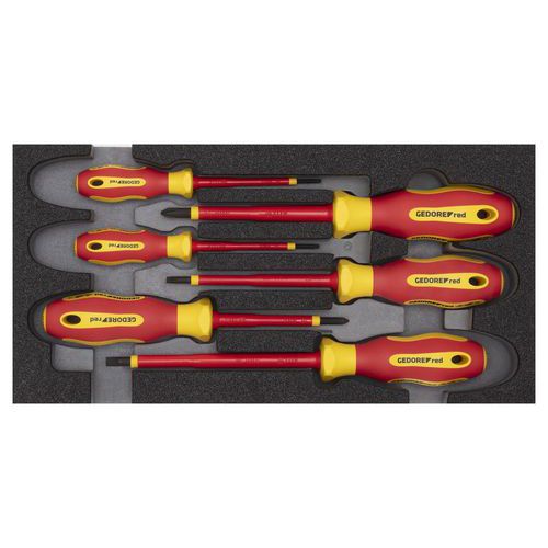 Set cacciaviti Gedore vde nel modulo ct | fl ph | 6 pz - r22150016