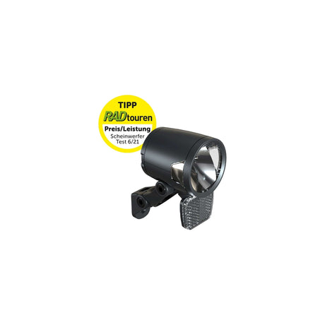Faro anteriore Herrmans h-black mr8 dinamo on off 180 lumen nero