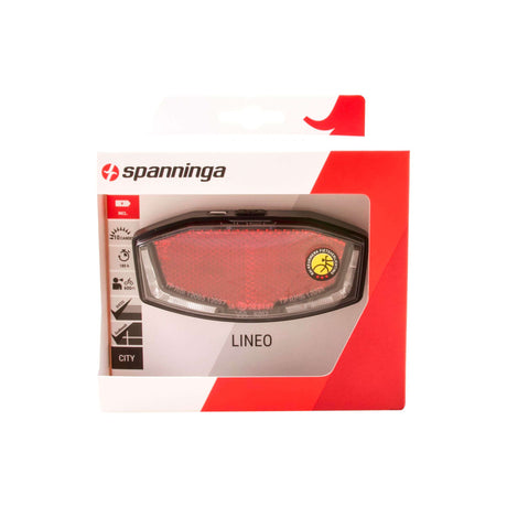 Spanninga luminosa posteriore lineo xb batteria 50 80mm