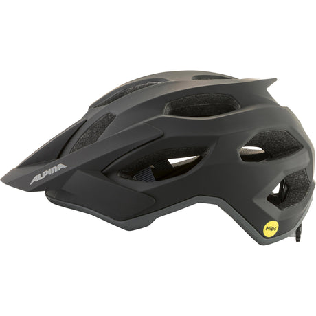 Casco mtb Olympic Sportswear Alpina Sports Apax Mips 52-57 Nero Opaco