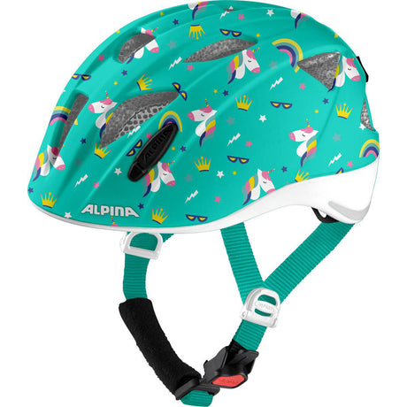 Olympic Sportswear Alpina Sports Casco per bambini Ximo Flash Unicorn 49-54 Gloss