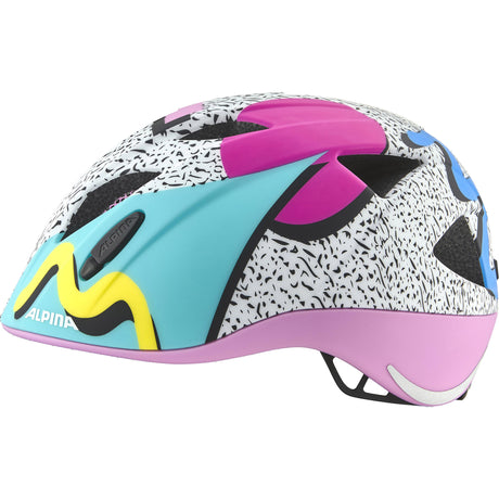 Abbigliamento sportivo olimpico Alpina Sports casco per bambini Ximo Flash Retro 49-54 opaco