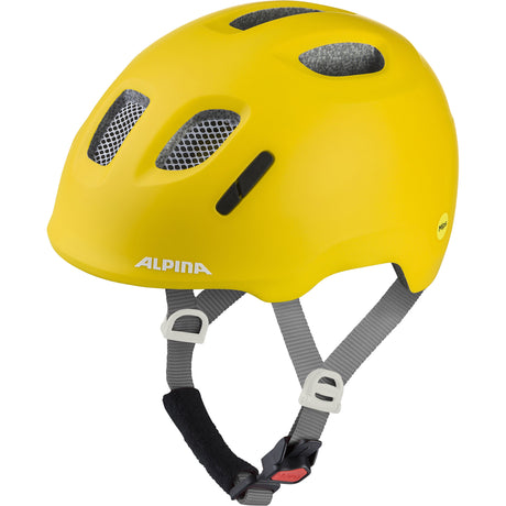 Olympic Sportswear Alpina Sports casco per bambini ximo 2 mips 47-51 giallo opaco