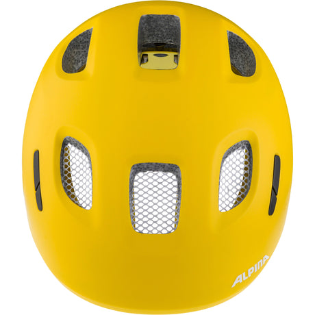 Olympic Sportswear Alpina Sports casco per bambini ximo 2 mips 47-51 giallo opaco