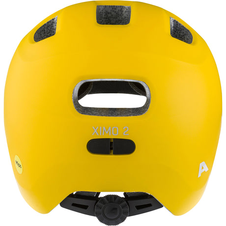 Olympic Sportswear Alpina Sports casco per bambini ximo 2 mips 47-51 giallo opaco