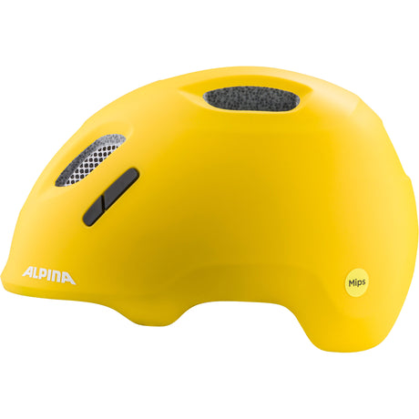 Olympic Sportswear Alpina Sports casco per bambini ximo 2 mips 47-51 giallo opaco