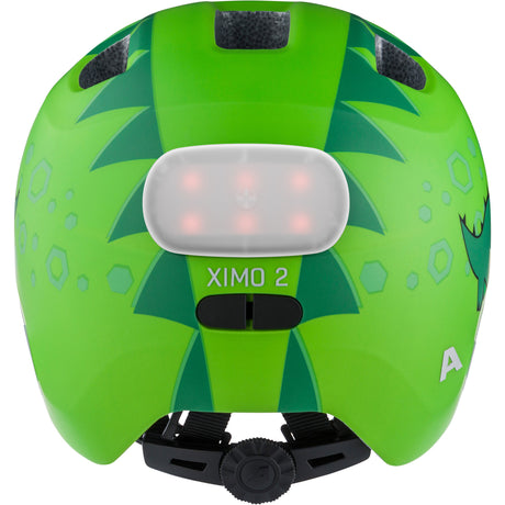 Abbigliamento sportivo olimpico Casco per bambini Alpina Sports Ximo 2 Flash Green Dino 49-54 opaco